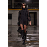 Abito asimmetrico nero