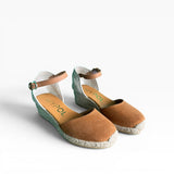 Macaret tan suede 5-cord espadrilles
