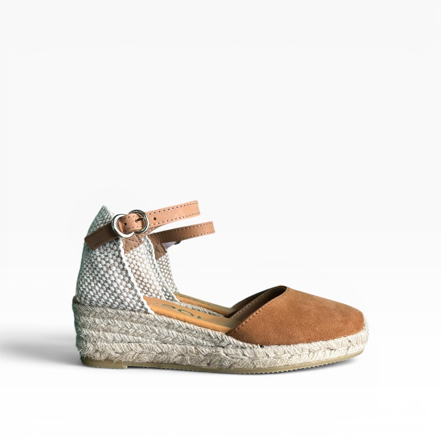 Macaret tan suede 5-cord espadrilles