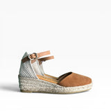 Macaret tan suede 5-cord espadrilles
