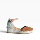 Macaret tan suede 5-cord espadrilles