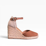 Nantes suede espadrilles tan 8 strands