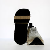 Sneaker in velluto bianco suola superflex leggera