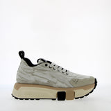 Sneaker in velluto bianco suola superflex leggera