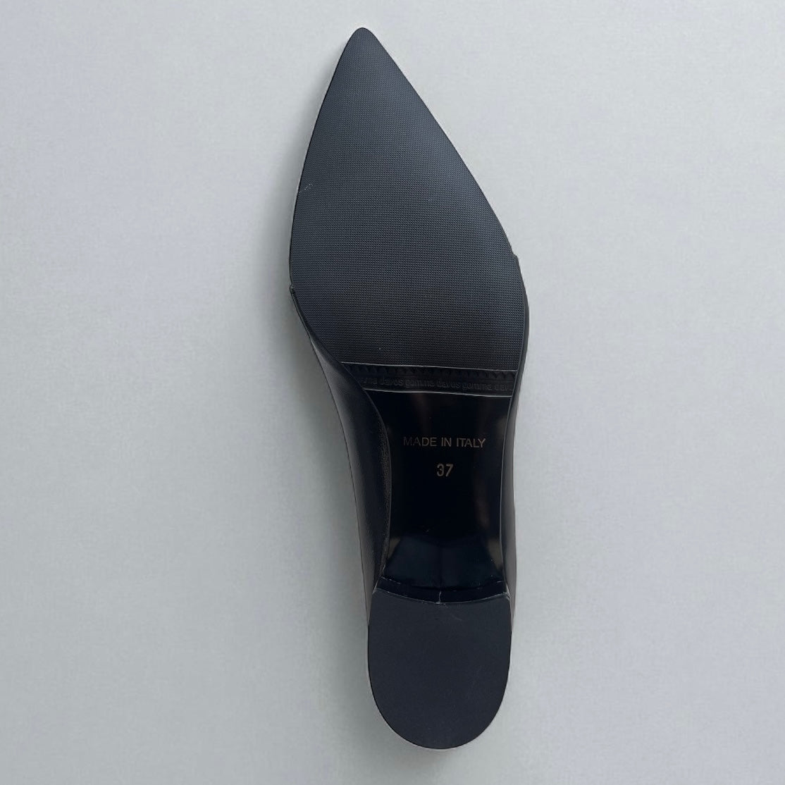 Décolleté Bicolore verde e nero con cinturino