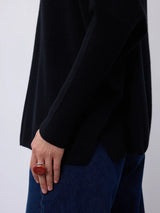 Maglione in cashmere nero Faustine