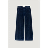 Pantaloni Lucia Crop Wide Blu