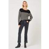 Pantaloni Maylan cropped flare grigi