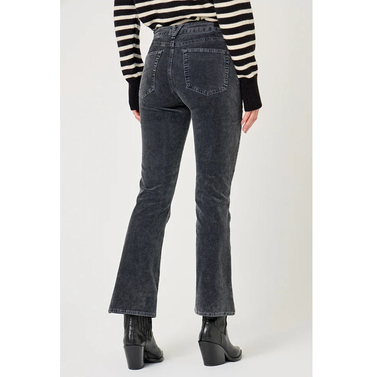 Pantaloni Maylan cropped flare grigi