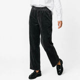 Paule Pantalone dritto velluto a coste dark grey
