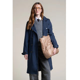 Montaigne trenchcoat impermeabile blu