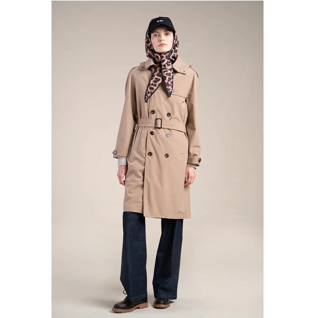 Montaigne trenchcoat impermeabile sahara