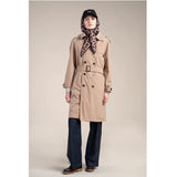 Montaigne trenchcoat impermeabile sahara