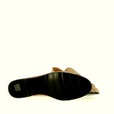 Mocassino in camoscio morbido taupe