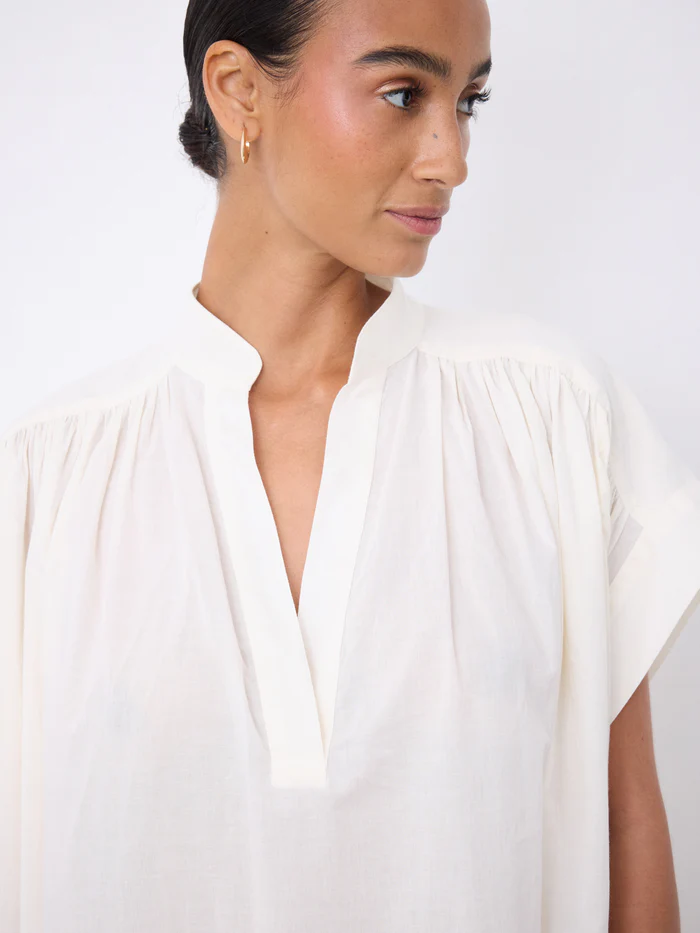 Fani Lightweight White Cotton Dress