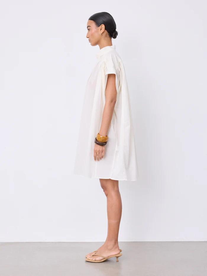 Fani Lightweight White Cotton Dress