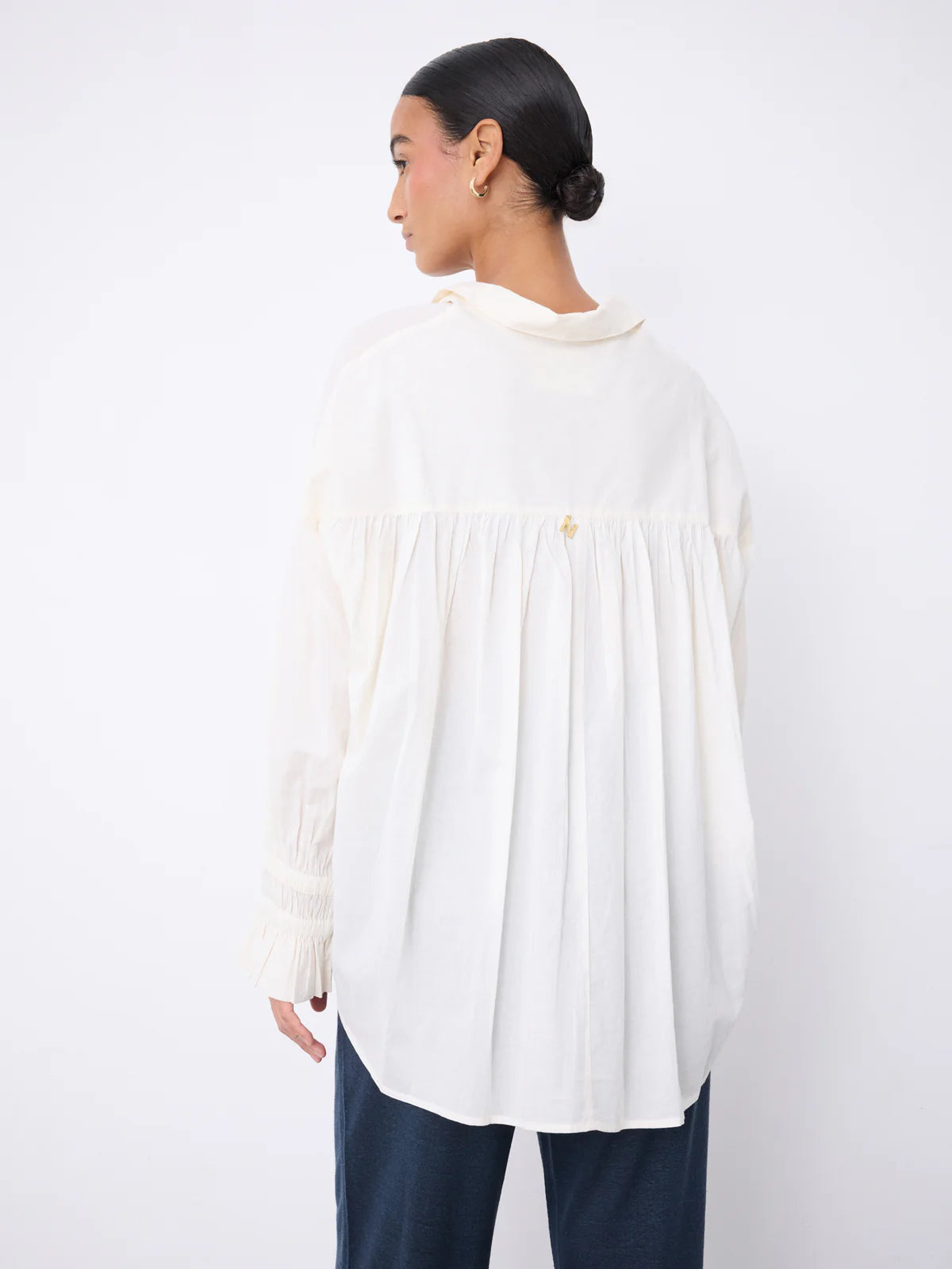 Flora cotton blouse