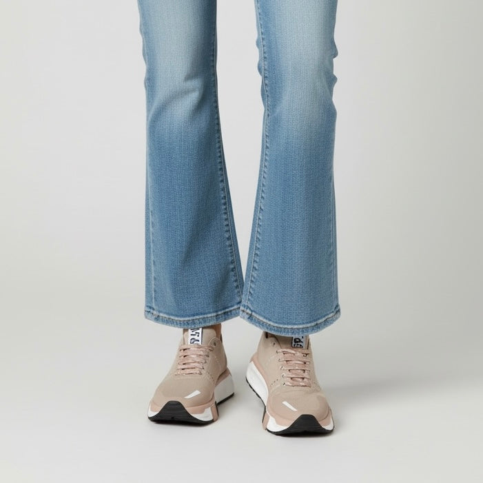 Sneaker taupe e nude con suola super light