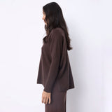 Maglione in cashmere margareth coffee