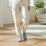 Sneaker bowler in pelle celeste