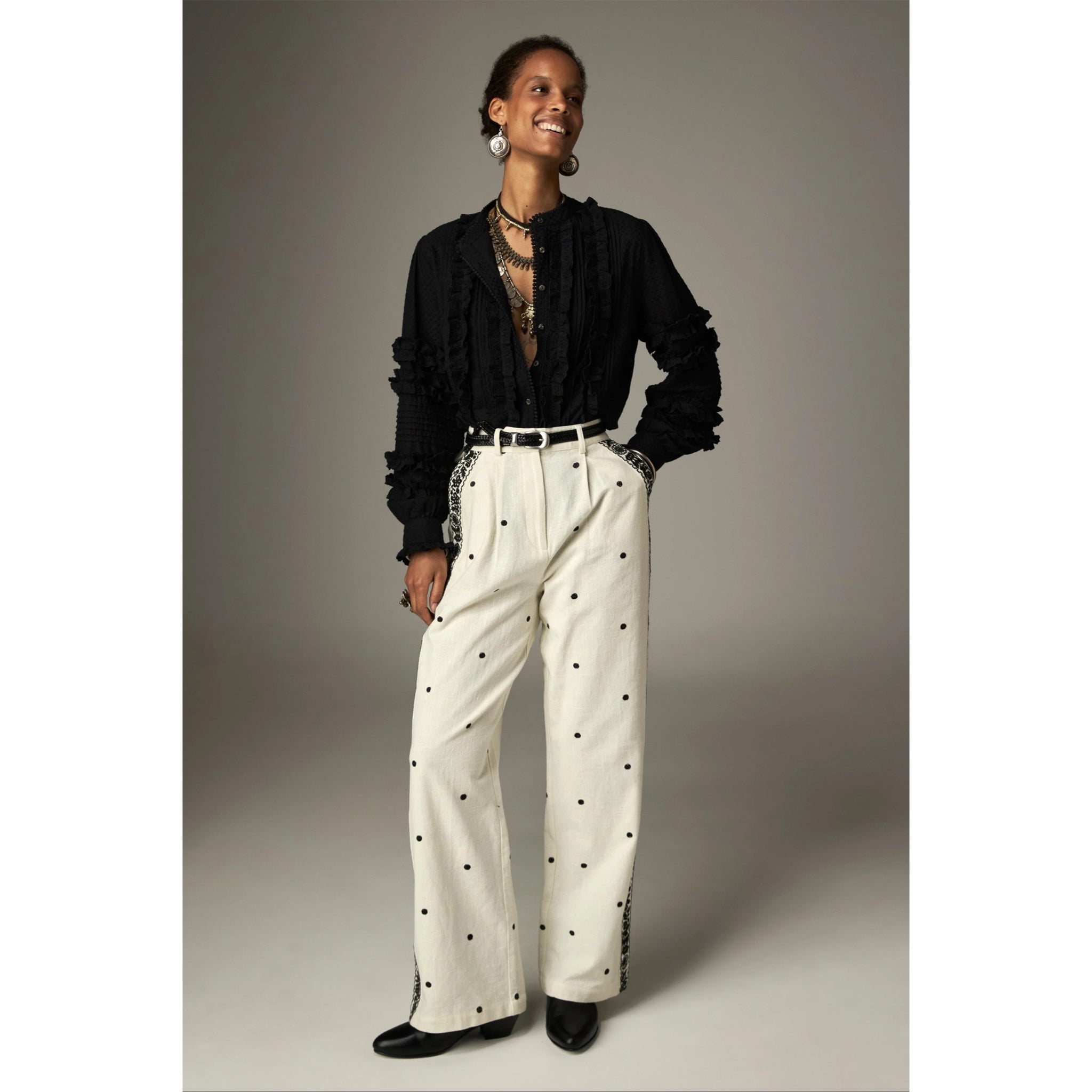 Farruca Blouse Blackberry