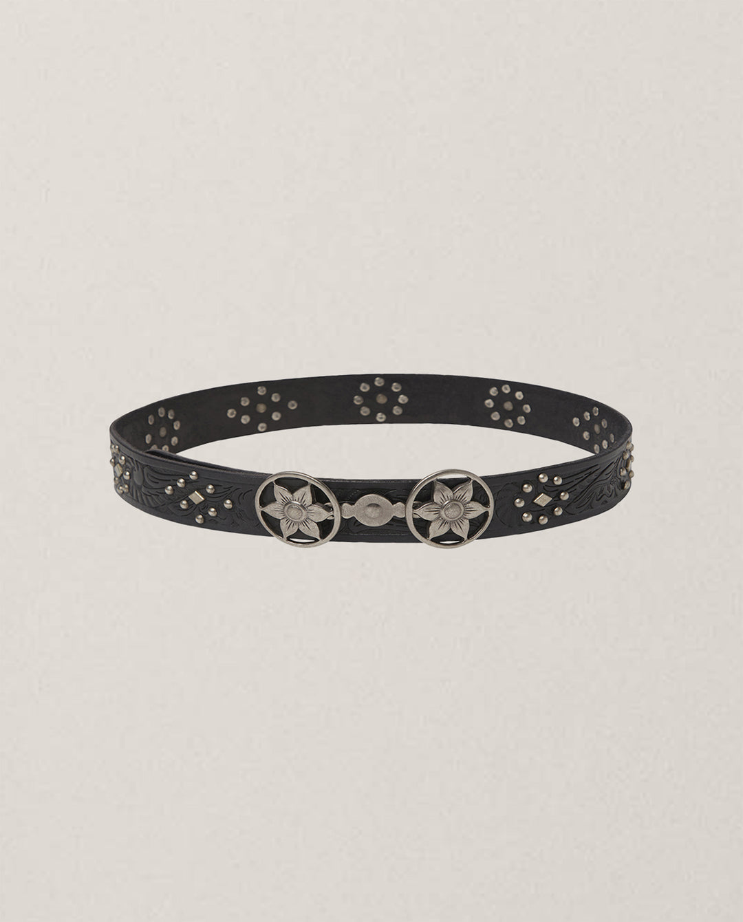 Rodolfo Belt Midnight Silver