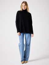 Black cashmere sweater