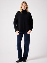 Black cashmere sweater