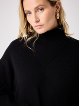 Black cashmere sweater