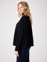 Black cashmere sweater