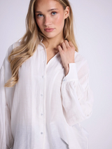 Stone blouse with embroidery