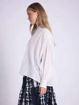 Stone blouse with embroidery