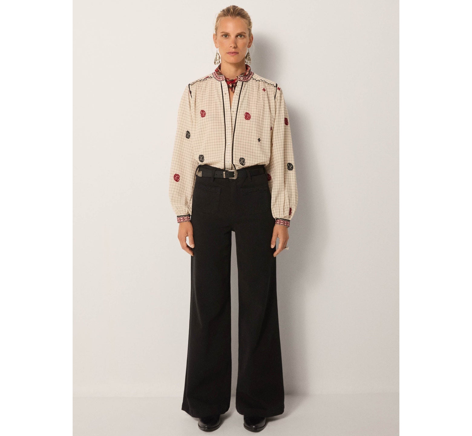 Colette Ivory checks