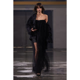 Abito tulle nero