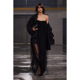 Abito tulle nero