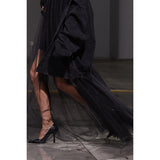 Abito tulle nero