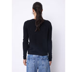 Girocollo in cashmere Ayala nero