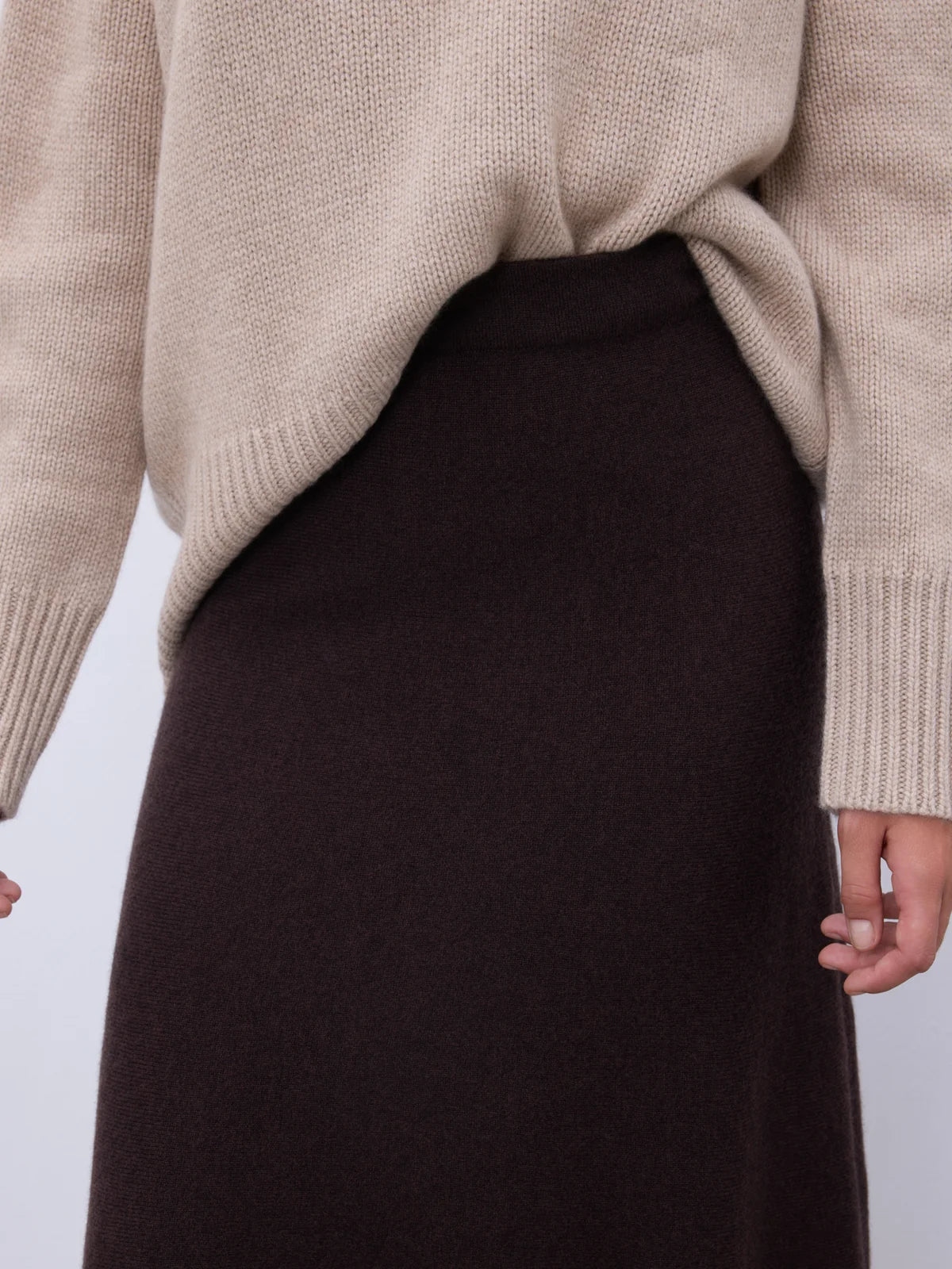 Juiper gonna in cashmere cacao