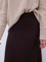 Juiper gonna in cashmere cacao