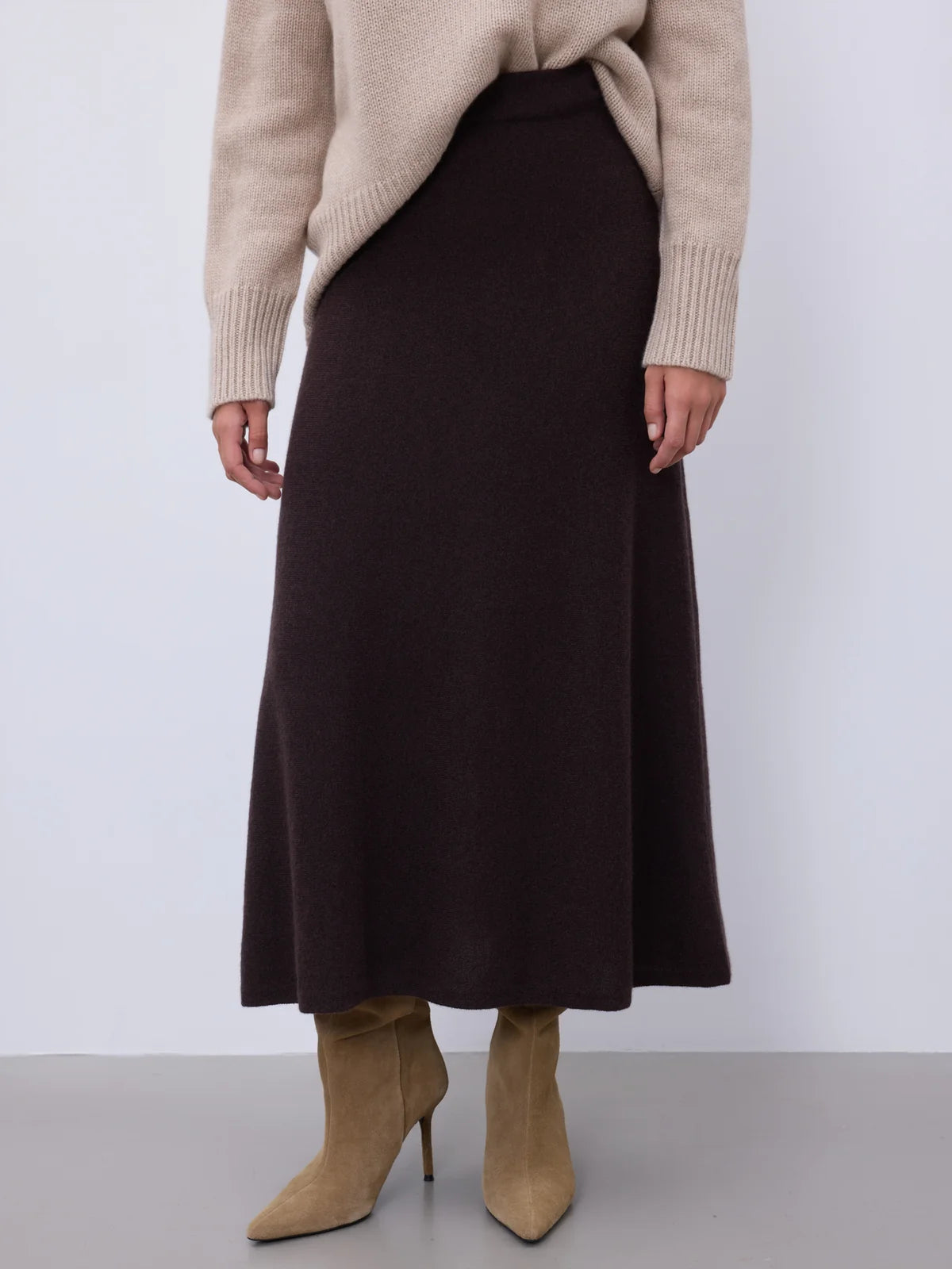Juiper gonna in cashmere cacao