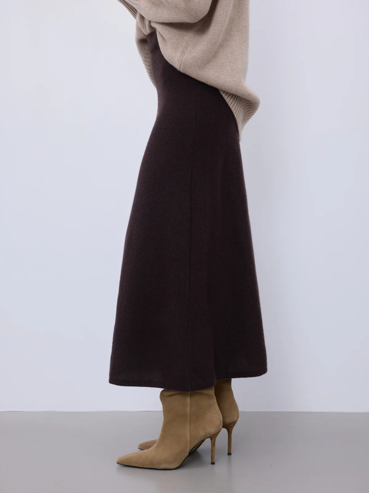Juiper gonna in cashmere cacao