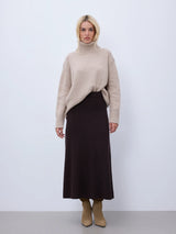 Juiper gonna in cashmere cacao