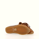 Sneaker bowler in pelle cuoio