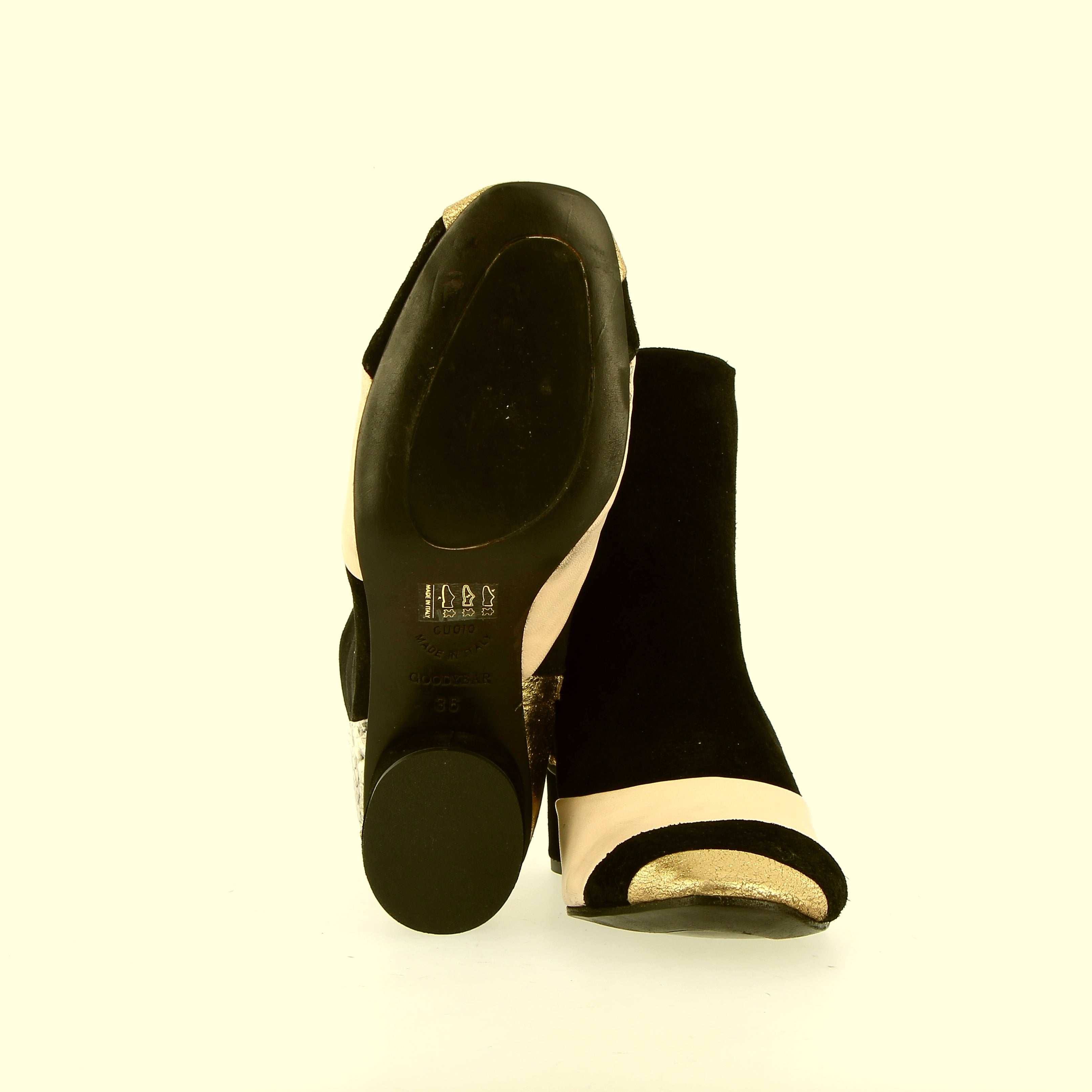 Stivaletto donna nero multicolor iper soffice