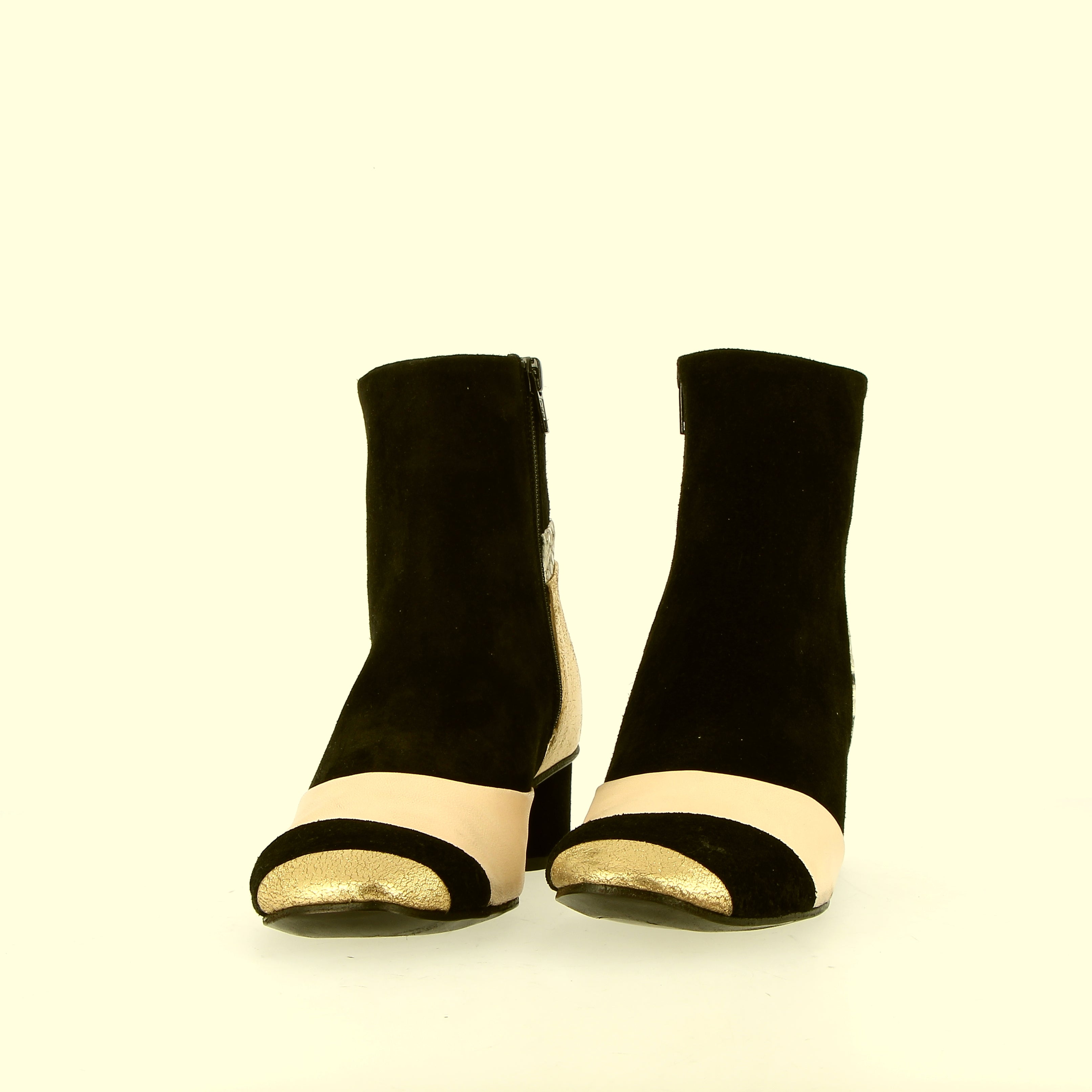 Stivaletto donna nero multicolor iper soffice