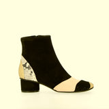 Stivaletto donna nero multicolor iper soffice