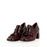 Mocassino in morbida pelle bordeaux