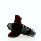 Stivaletto soft in camoscio testa di moro