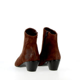 Stivaletto soft in camoscio testa di moro