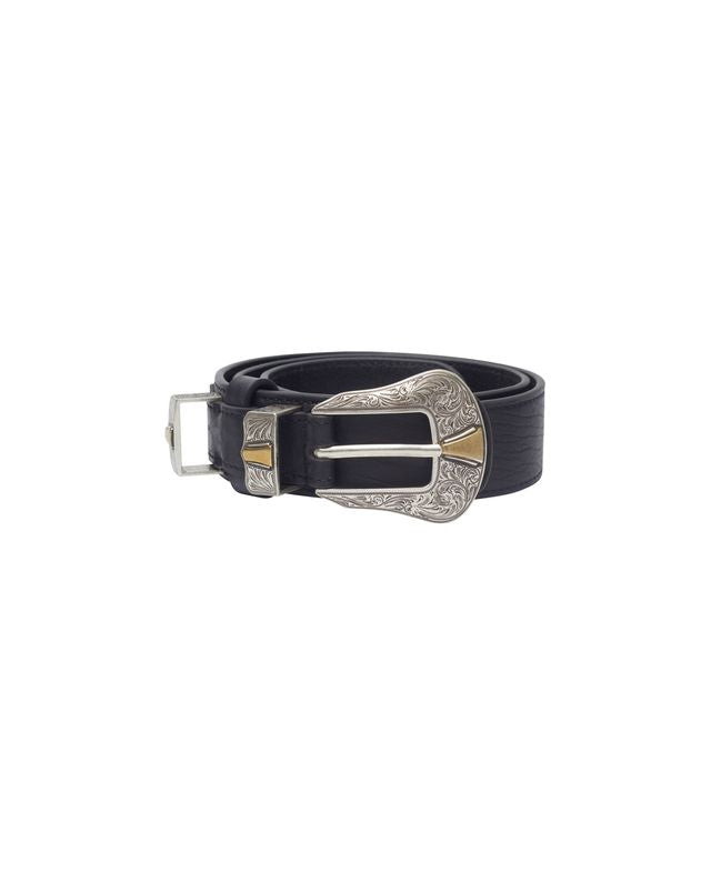 Angie belt paint in black